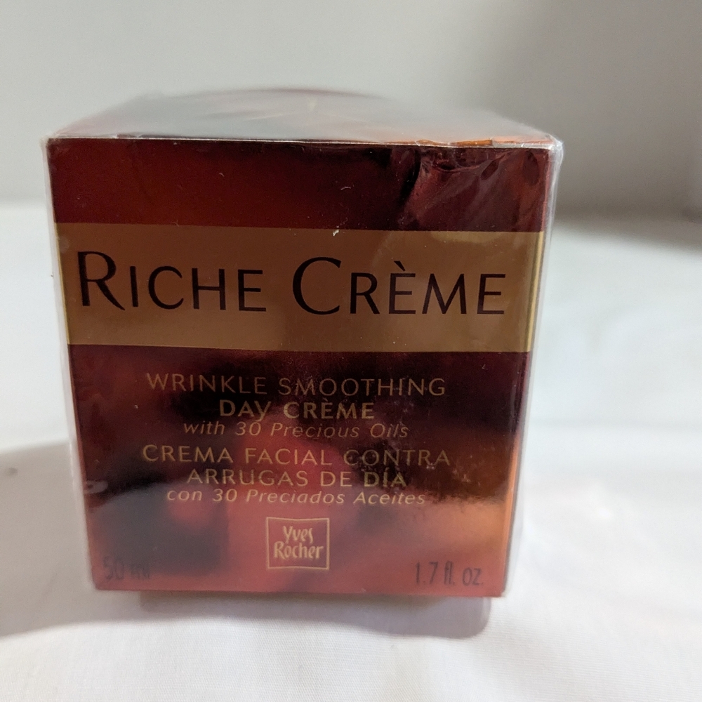 Yves Rocher Wrinkle Smoothing Day Creme 1.7 Fl Oz New Sealed